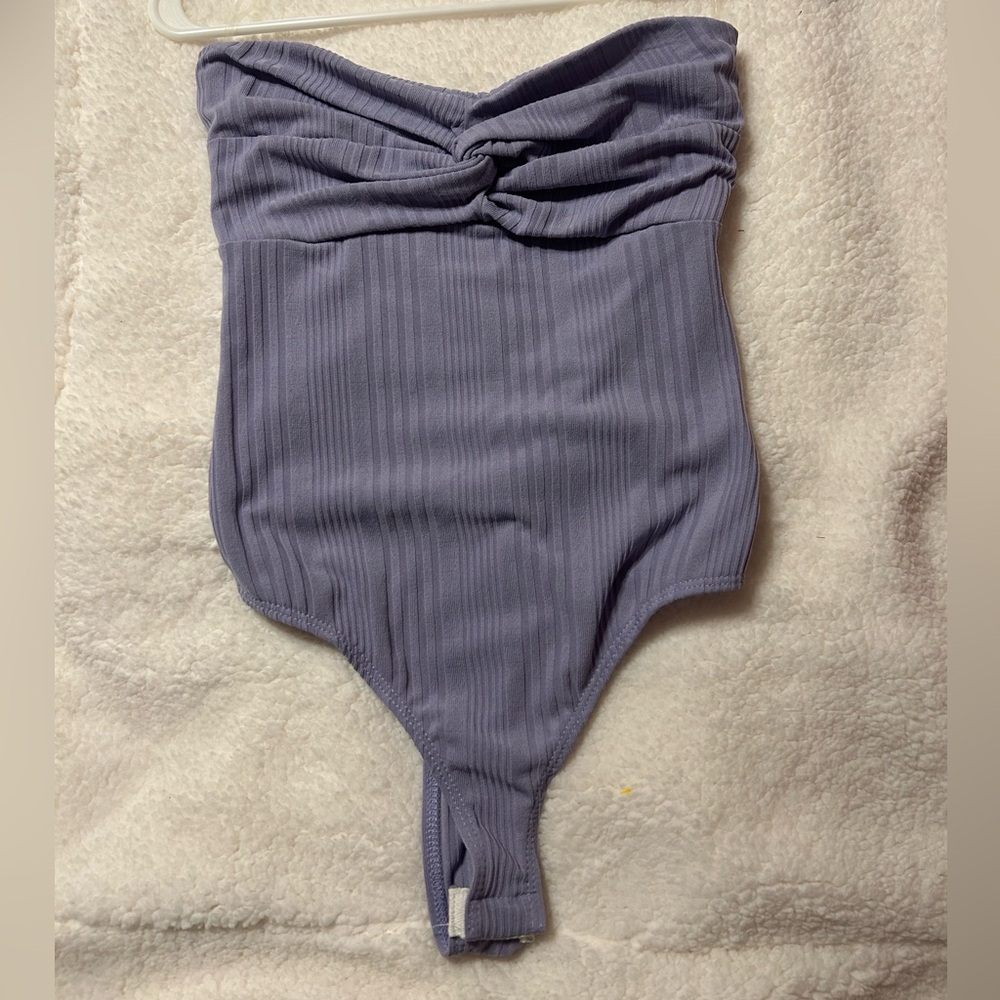 Lavender Ribbed Bodysuit